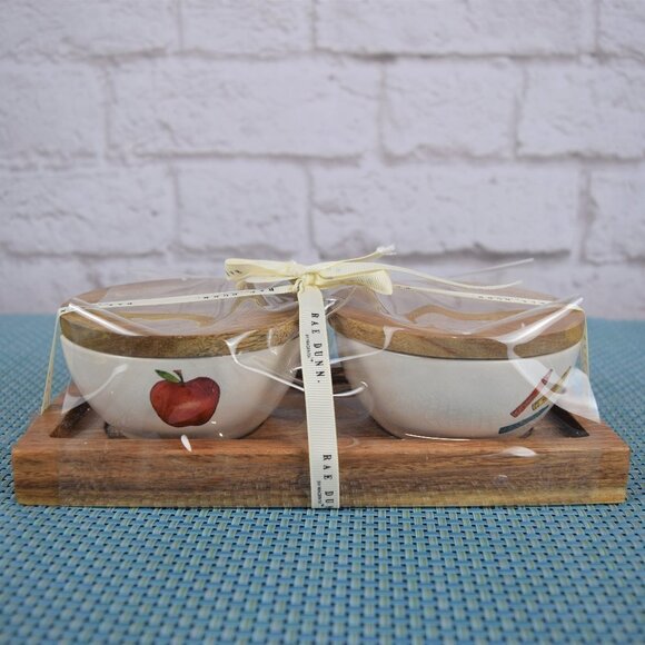 New Rae Dunn 3-PC Bowls & Tray Set Create Inspire - Picture 3 of 12